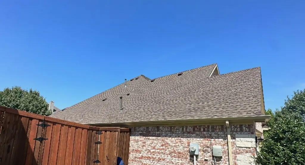 Completed roof replacement project in Newcastle